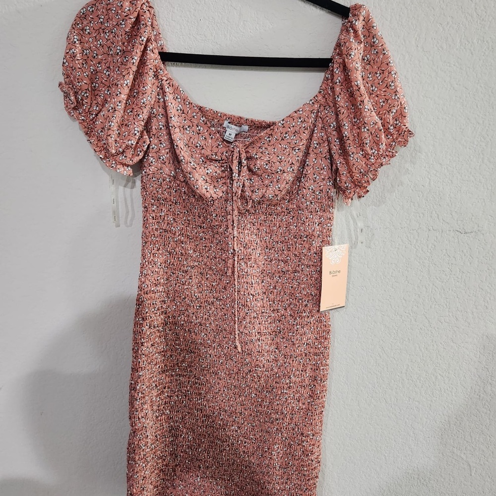 Floral Puff Sleeve Dress